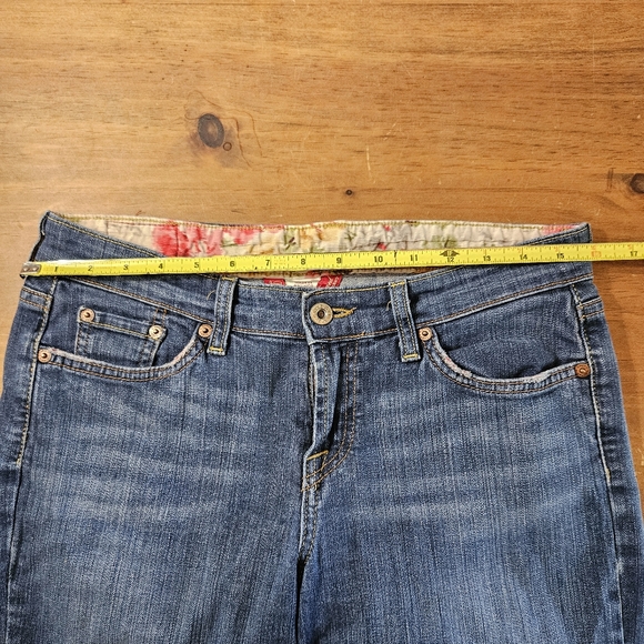 Lucky Brand Sweet N Low Boot Cut Jeans Low Rise Dark Wash Size 6 - Picture 8 of 13